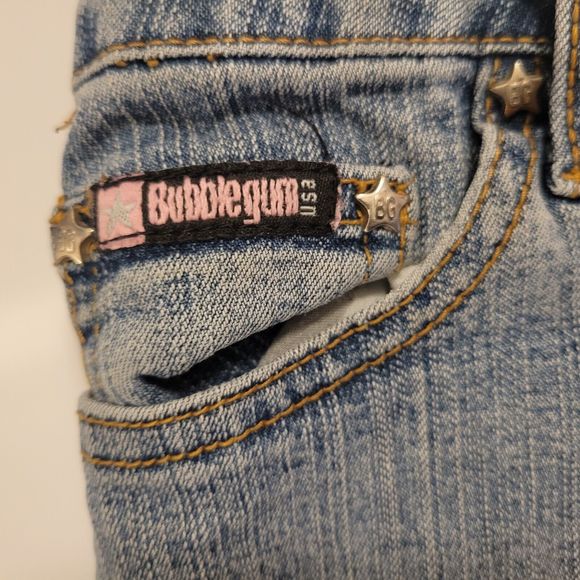 Women’s Vintage Bubblegum Denim Shorts Size 5/6 - Picture 2 of 11